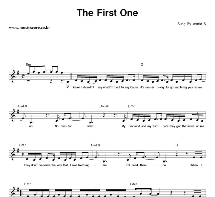 Astrid S The First One �Ǻ�