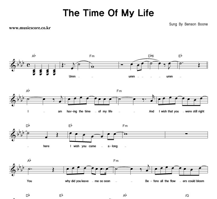 Benson Boone The Time Of My Life �Ǻ�