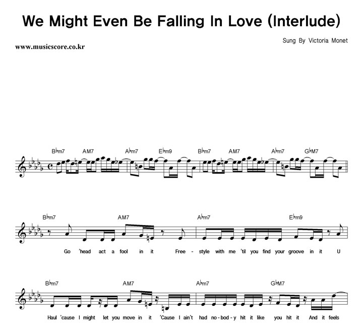 Victoria Monet We Might Even Be Falling In Love (Interlude) �Ǻ�