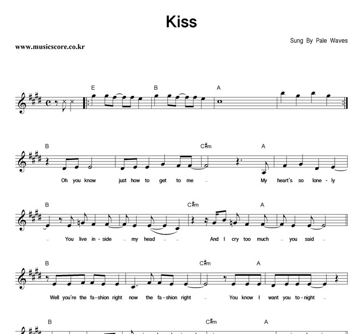 Pale Waves Kiss �Ǻ�