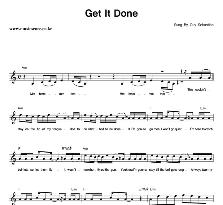 Guy Sebastian Get It Done �Ǻ�
