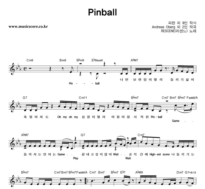 RESCENE(������) Pinball �Ǻ�