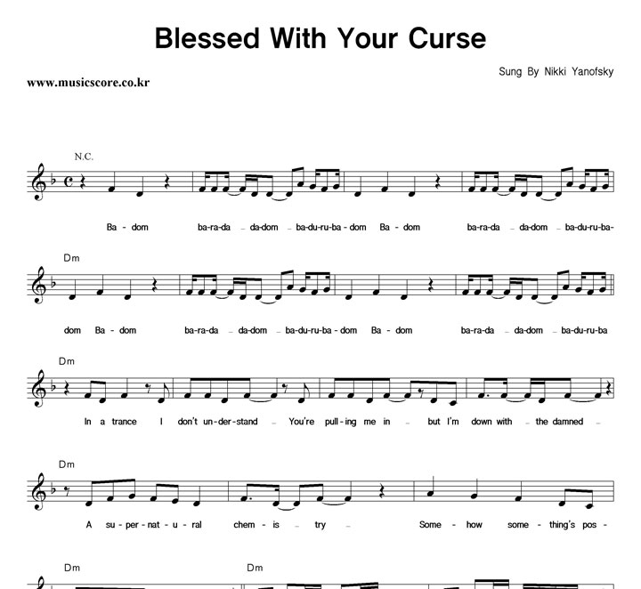 Nikki Yanofsky Blessed With Your Curse �Ǻ�