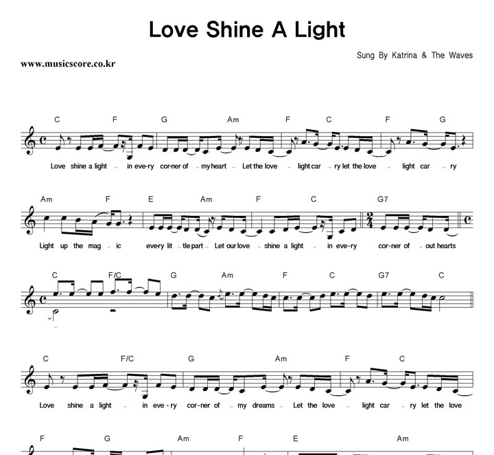 Katrina & The Waves Love Shine A Light �Ǻ�