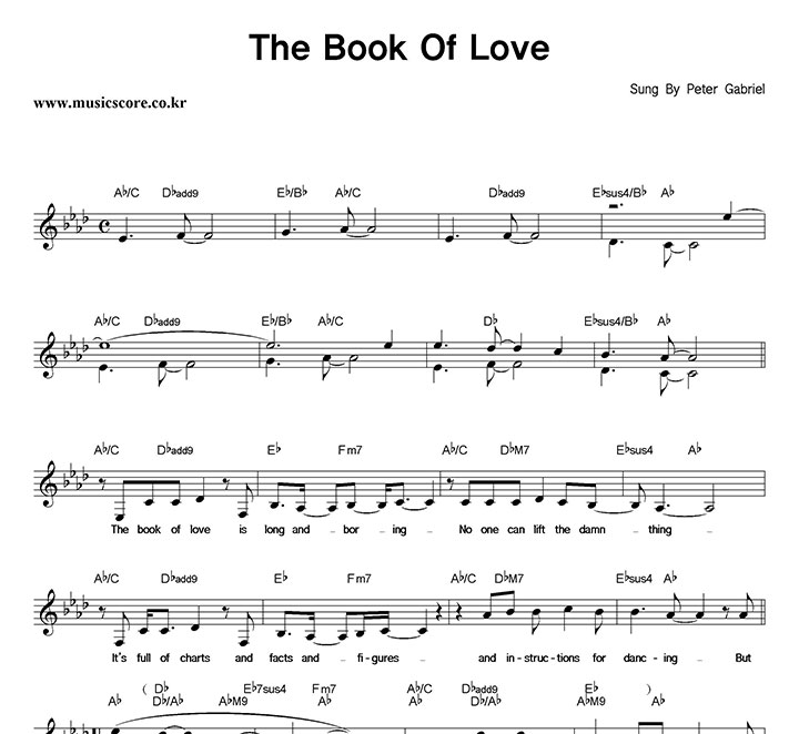Peter Gabriel The Book Of Love �Ǻ�