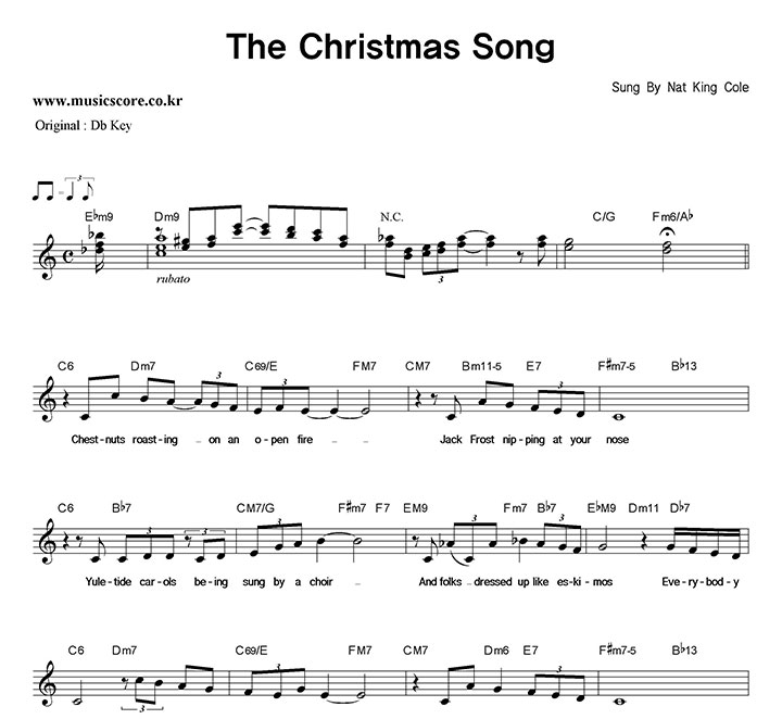 NatKing Cole The Christmas Song  CŰ �Ǻ�