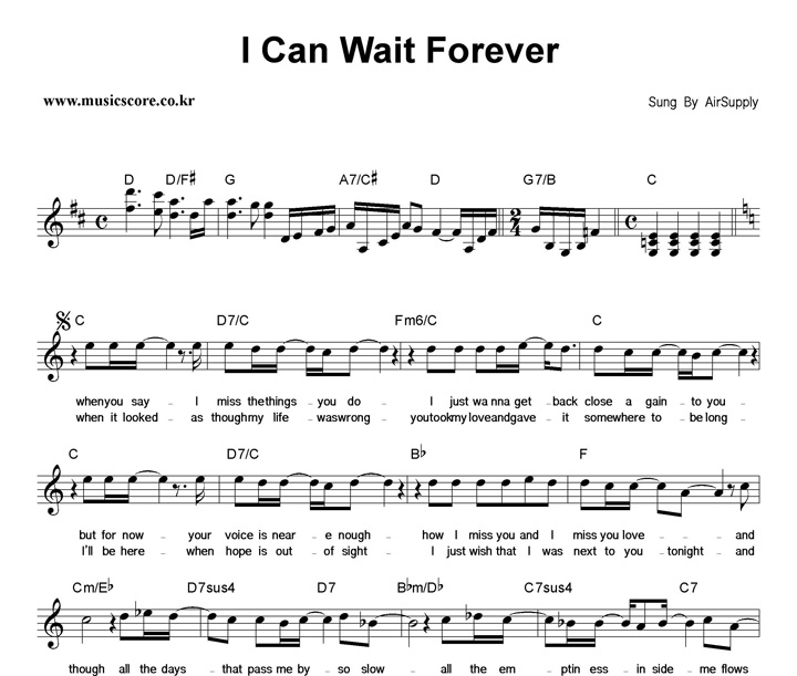Air Supply I Can Wait Forever Ǻ