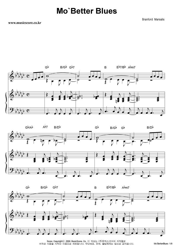 Branford Marsalis Mo Better Blues ǾƳ Ǻ