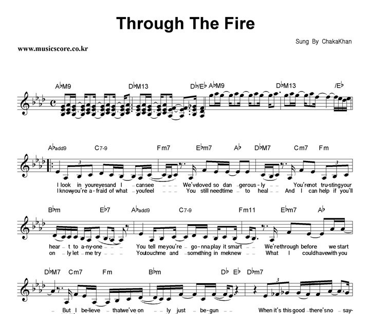 Chaka Khan Through The Fire Ǻ