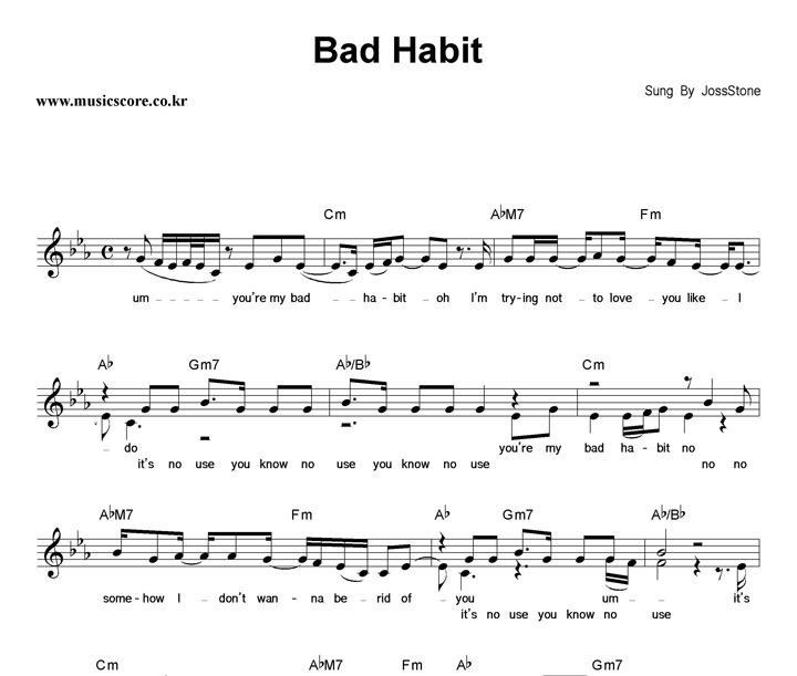 Joss Stone Bad Habit Ǻ