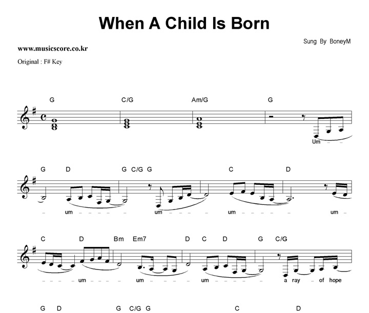 Boney M. When A Child Is Born  GŰ Ǻ