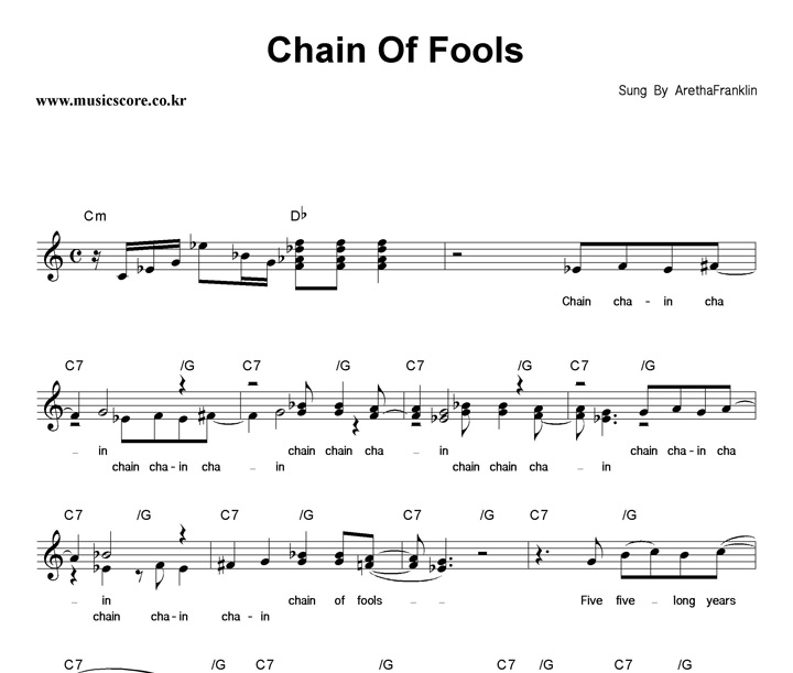 Aretha Franklin Chain Of Fools Ǻ