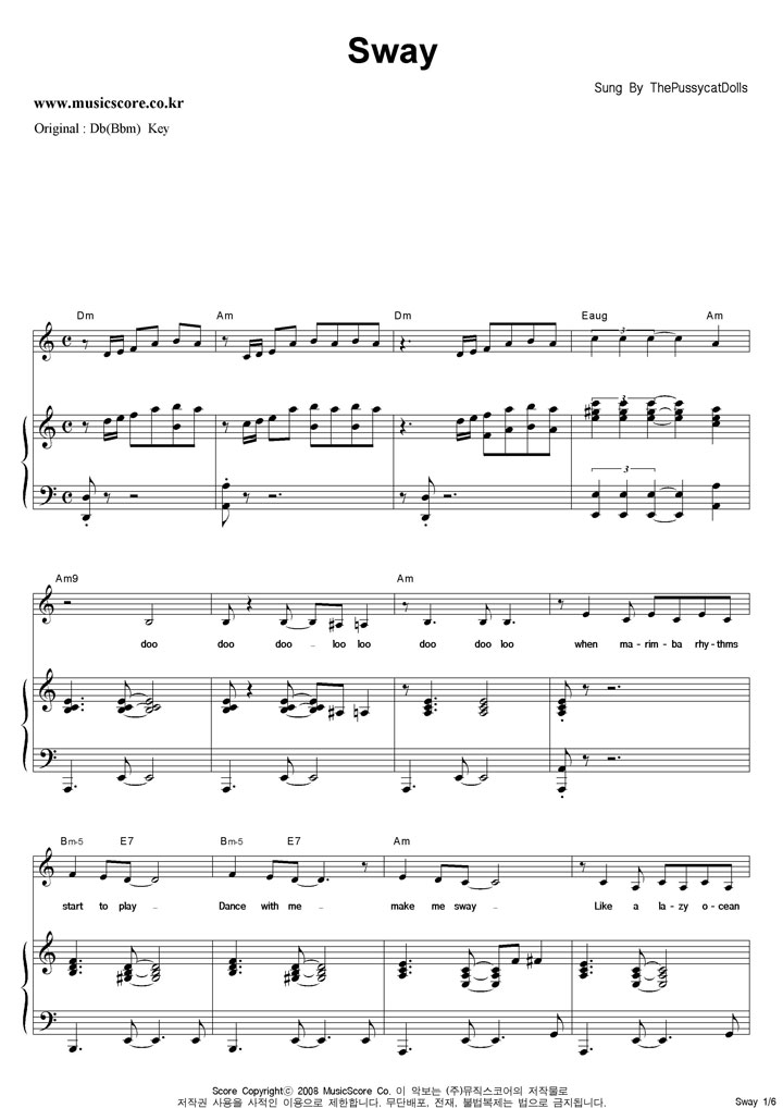 The Pussycat Dolls Sway  CŰ ǾƳ Ǻ
