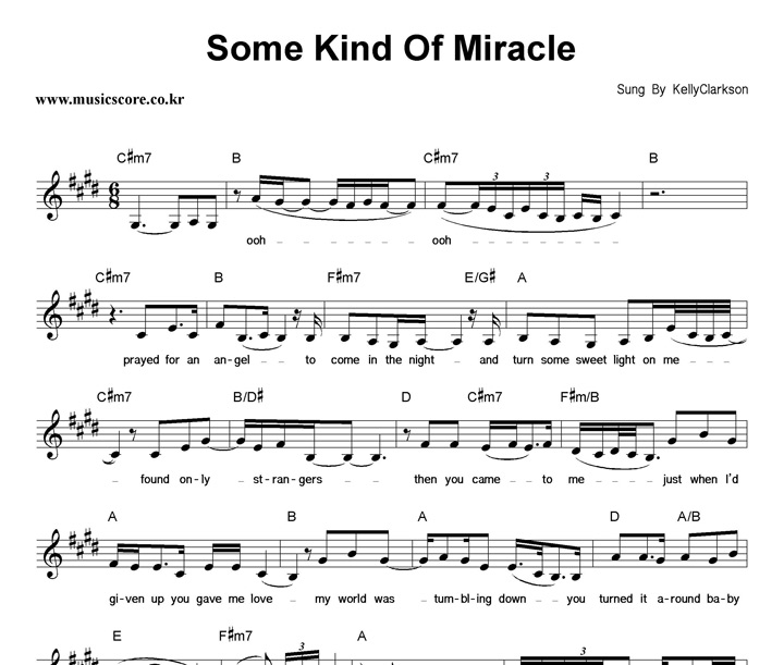 Kelly Clarkson Some Kind Of Miracle Ǻ