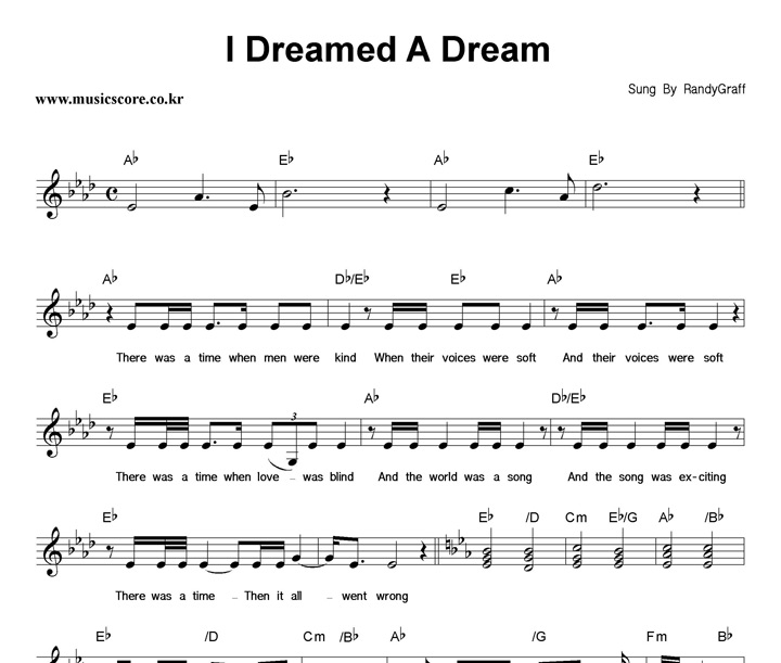 Randy Graff I Dreamed A Dream Ǻ