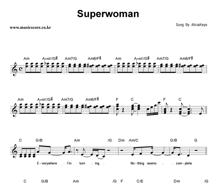 Alicia Keys Superwoman Ǻ