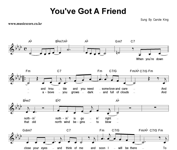 Carole King You've Got A Friend Ǻ