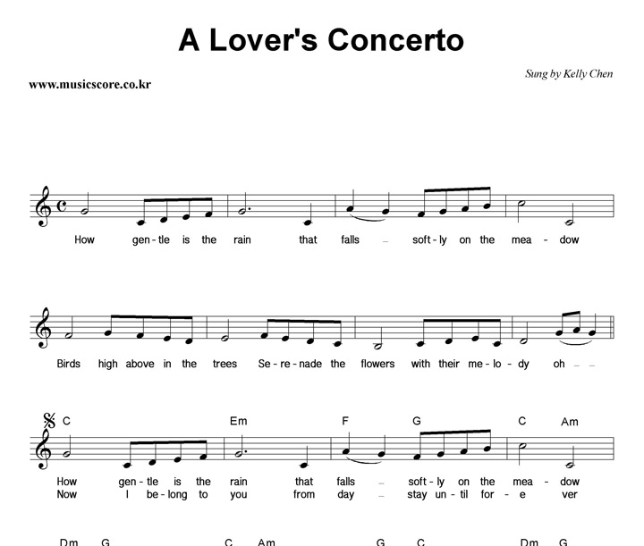 Kelly Chen A Lover's Concerto Ǻ