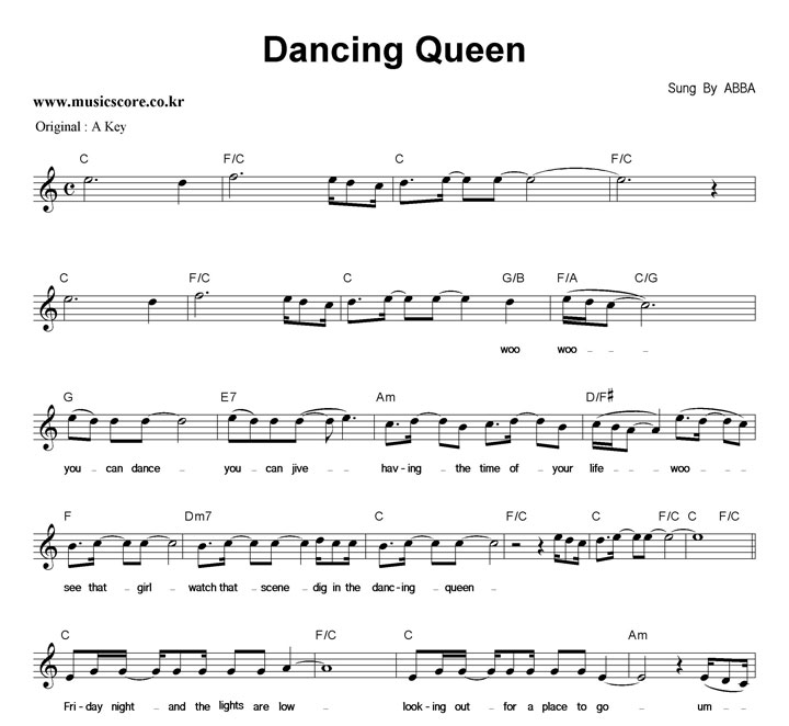 ABBA Dancing Queen  CŰ Ǻ