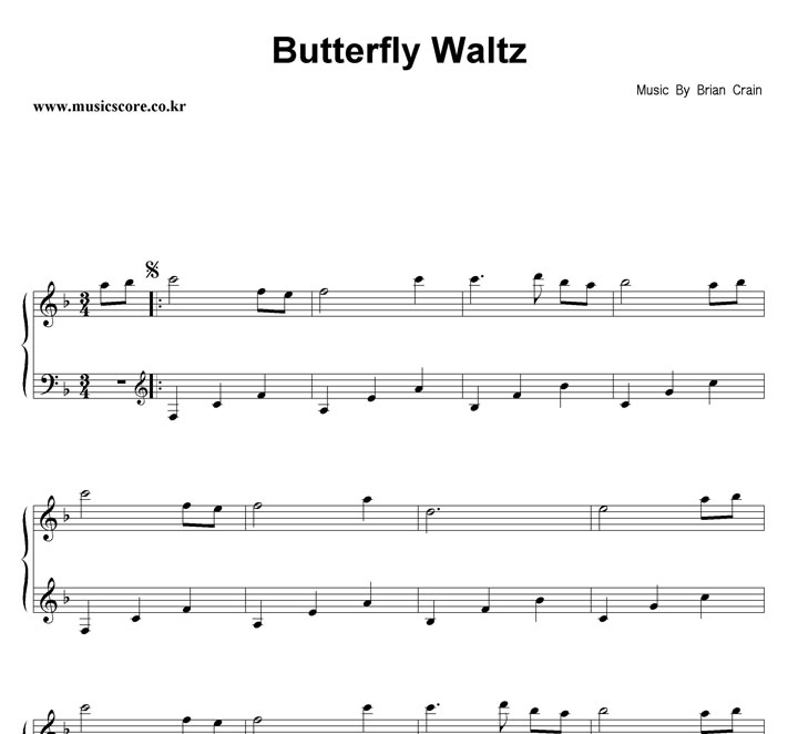 Brian Crain Butterfly Waltz ǾƳ Ǻ