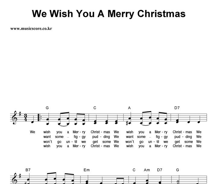 ĳ We Wish You A Merry Christmas Ǻ