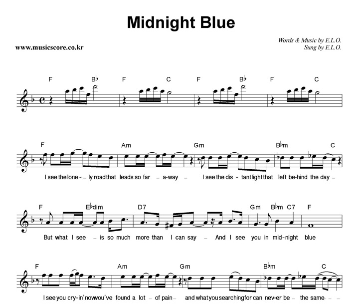 E.L.O. Midnight Blue Ǻ