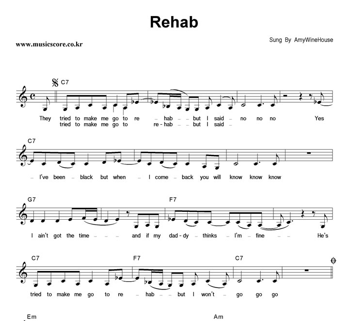 Amy WineHouse Rehab Ǻ