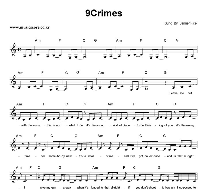 Damien Rice 9 Crimes Ǻ