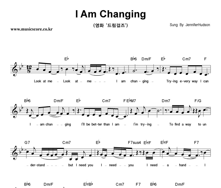 Jennifer Hudson I Am Changing Ǻ