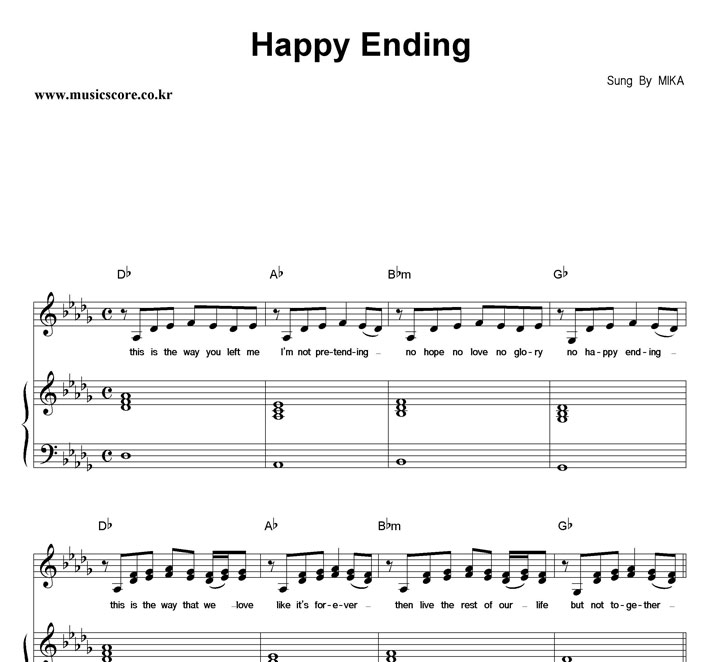 MIKA Happy Ending ǾƳ Ǻ