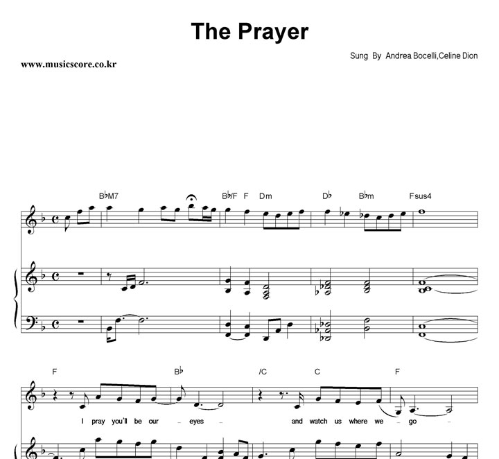 Andrea Bocelli,Celine Dion The Prayer ǾƳ Ǻ