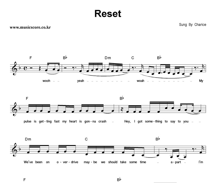 Charice Reset Ǻ