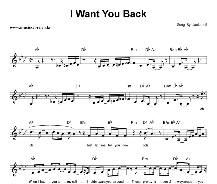 Jackson 5 I Want You Back Ǻ