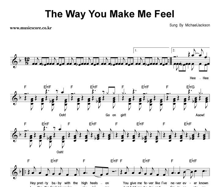 Michael Jackson The Way You Make Me Feel Ǻ