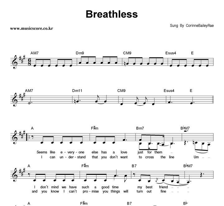 Corinne Bailey Rae Breathless Ǻ