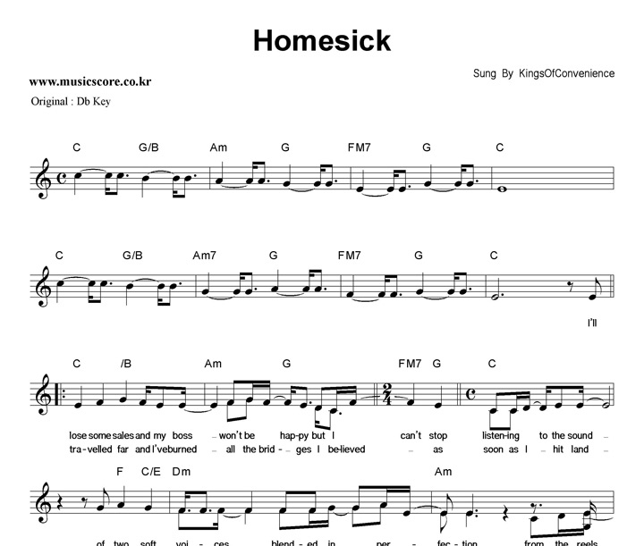 Kings Of Convenience Homesick  CŰ �Ǻ�