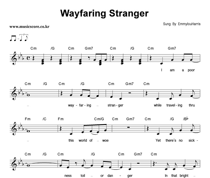 Emmylou Harris Wayfaring Stranger Ǻ