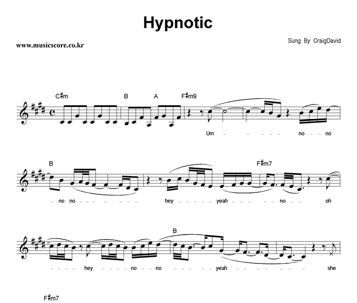 Craig David Hypnotic Ǻ
