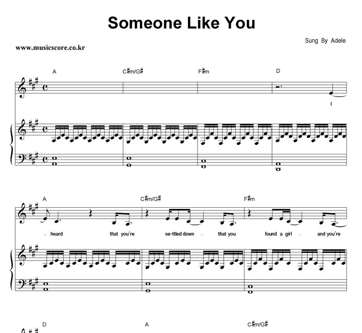 Adele Someone Like You ǾƳ Ǻ