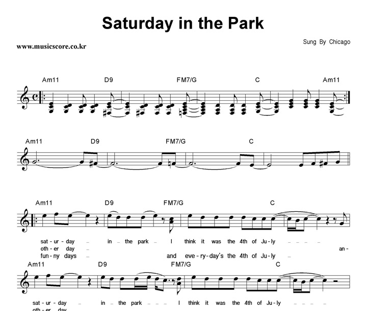 Chicago Saturday In The Park Ǻ