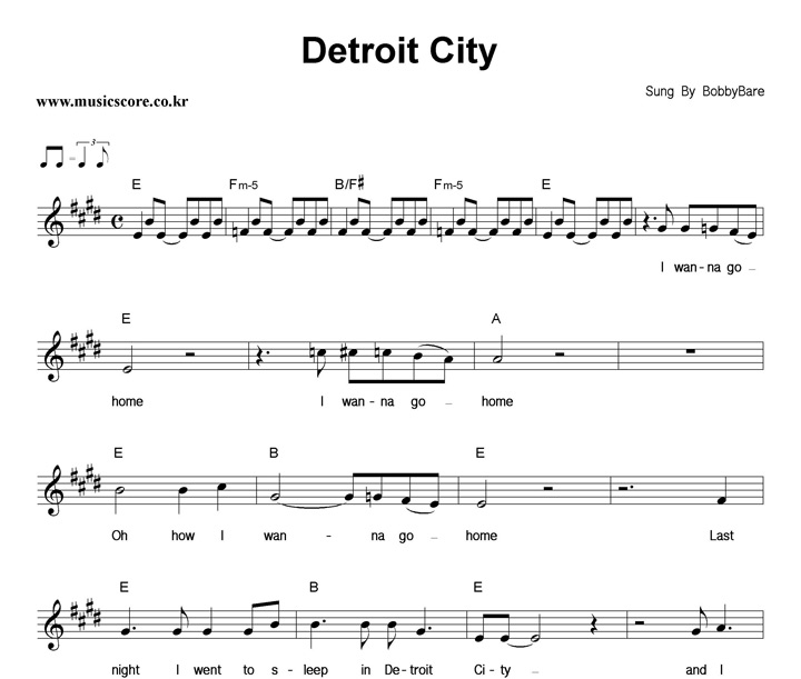 Bobby Bare Detroit City Ǻ