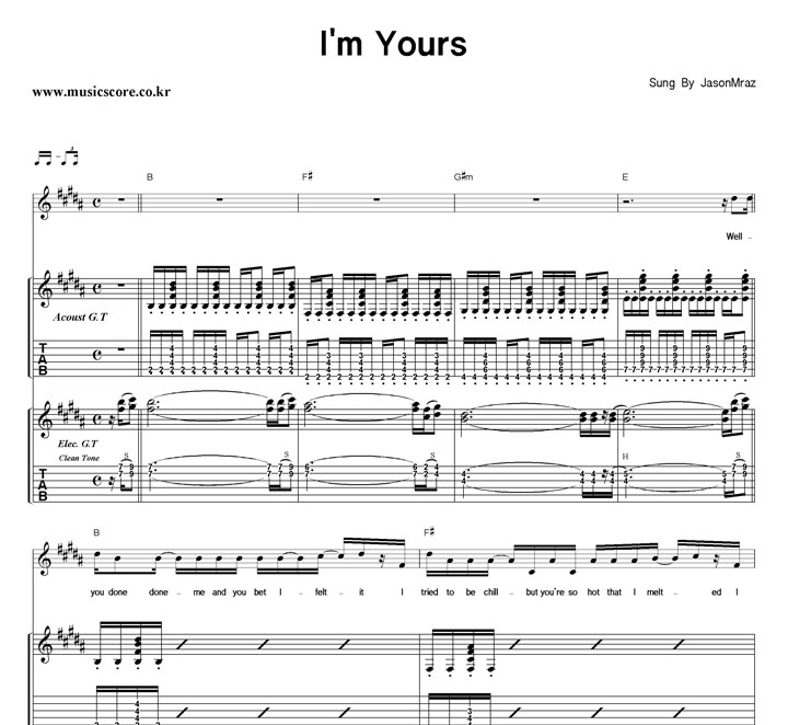 Jason Mraz I'm Yours Ÿ Ÿ Ǻ