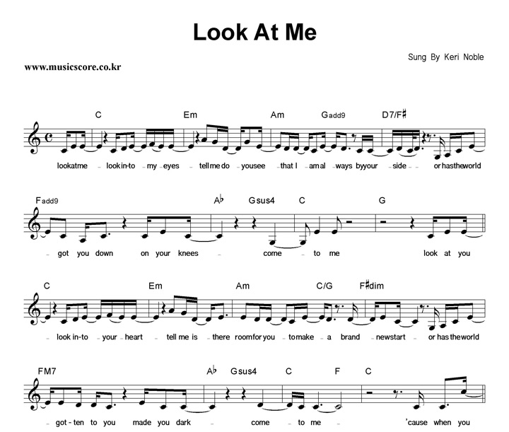 Keri Noble Look At Me Ǻ