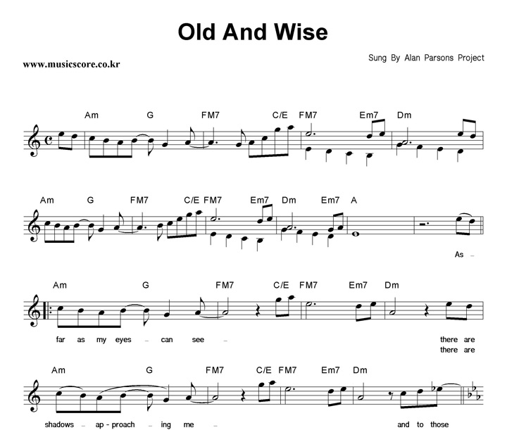Alan Parsons Project Old And Wise Ǻ