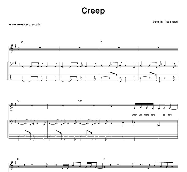 Radiohead Creep  ̽ Ÿ Ǻ