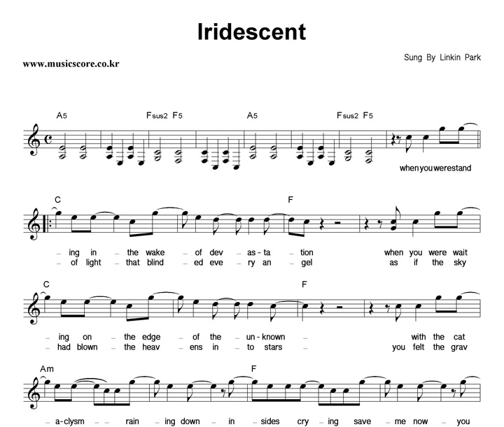 Linkin Park Iridescent Ǻ