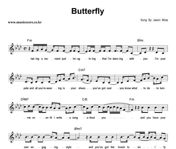 Jason Mraz Butterfly (From The Casa Nova Sessions) Ǻ