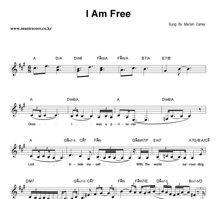 Mariah Carey I Am Free Ǻ