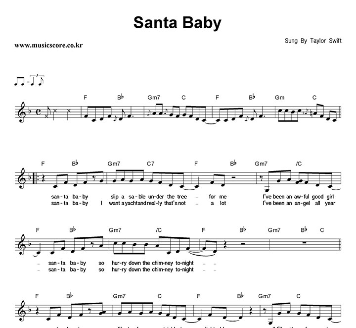 Taylor Swift Santa Baby Ǻ