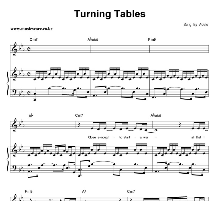 Adele Turning Tables ǾƳ Ǻ